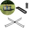 Multifunctional Camping Foldable Metal Stand Outdoor Storage Box Shelves Cooler Box Stand Ice Box Stand Iron Storage Box Bracket