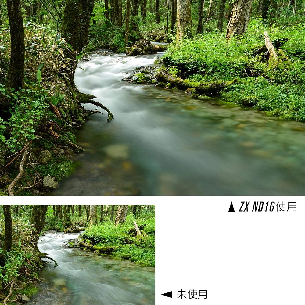 Kenko ZX ND16 72mm ND Filter for Light Intensity Adjustment, 3-Stop Reduction, Water-Repellent/Oil-Repellent Coating, Floating Frame System (442722)
