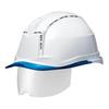Защитный шлем для работы SC19PCLVS RA3 UP4 [Midori Anzen], Отверстия, Вентиляция, Белый/Синий