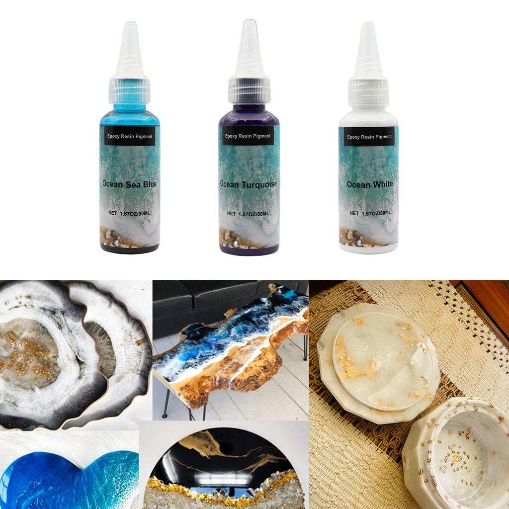 High Concentrated Elegant Epoxy Resin Pigment Pastes 50g Accessory for Ocean Waving and Creative Projects Supplies