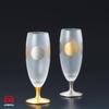 ADERIA Premium Japanese Taste Sun Moon Short Stem Pair Set 125ml Made In Japan Cosmetic Box Glass Cup Beer Stylish Glass Sake Gift Women Day Tableware