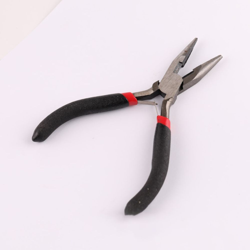 Черные щипцы для ювелирных изделий Инструменты Плоскогубцы-зажимы Плоскогубцы с острыми носами Щипцы для наращивания волос Бисероплетение