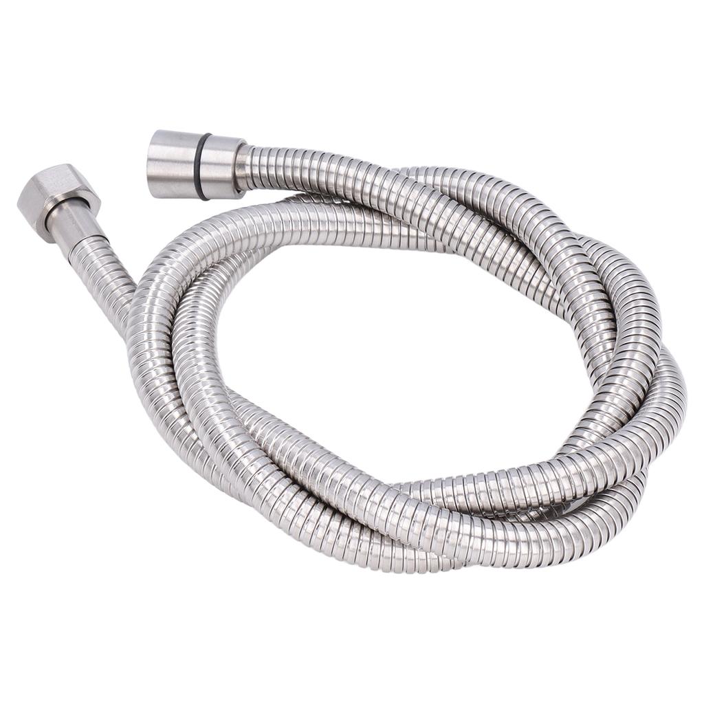 Взрывозащищенный душевой шланг из нержавеющей стали G1/2, шланг для душевой насадки для ванной комнаты, серебристый, 1,5 м/4,9 фута