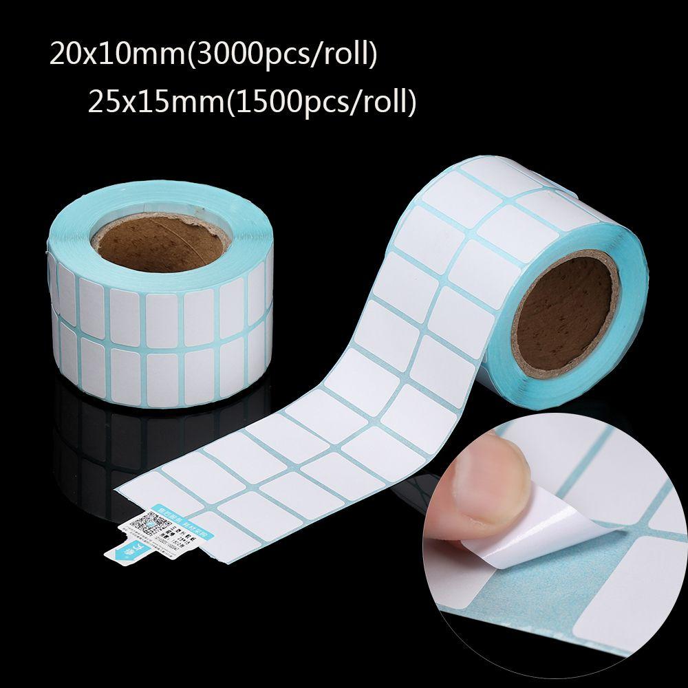 Расходные материалы для печати Чистая водонепроницаемая этикетка для упаковки Термонаклейка Идентификационные бирки Самоклеящаяся бумага