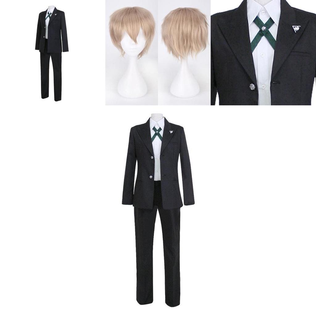Высококачественный костюм Бьякуи Тогами из Danganronpa Удобный черный комплект формы