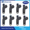 3858981 Fuel Injectors 4 Holes 3858969 for Volvo Penta 4.3L 5.0L 5.7L GXi OSi Engine Compatible with Indmar MEFI 6 ECM 636051