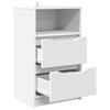 Nightstands (2 pcs) White 40 x 30 x 67 cm Engineered Wood