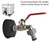 BC Tank Adapter IBC Tote Tank Drain Adapter S60X6 To Brass Garden Tap with 1/2" Hose Fitting Oil Fuel Water