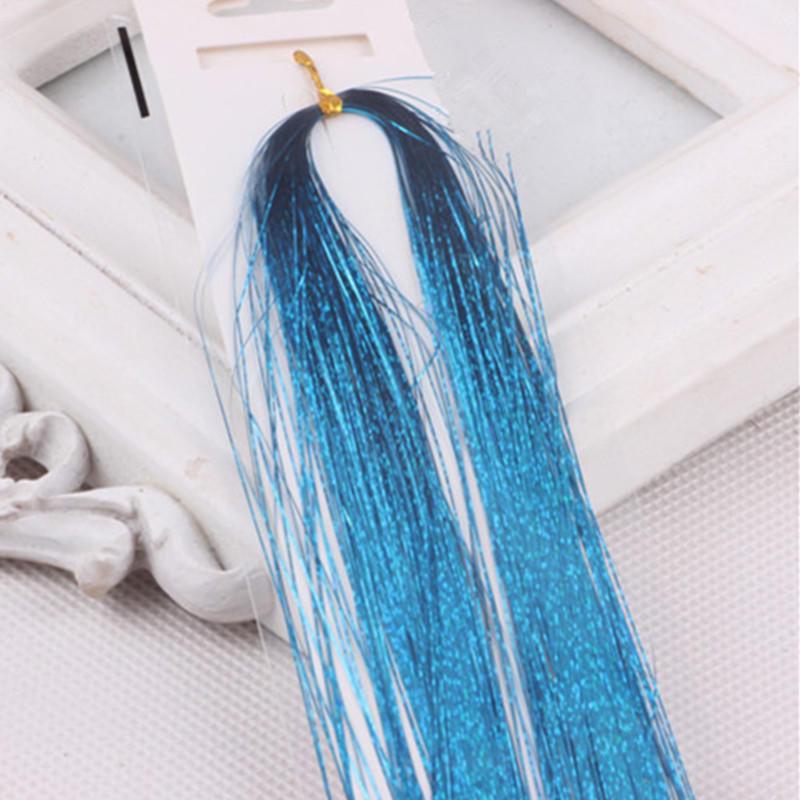 100 прядей голографических волос-дождика