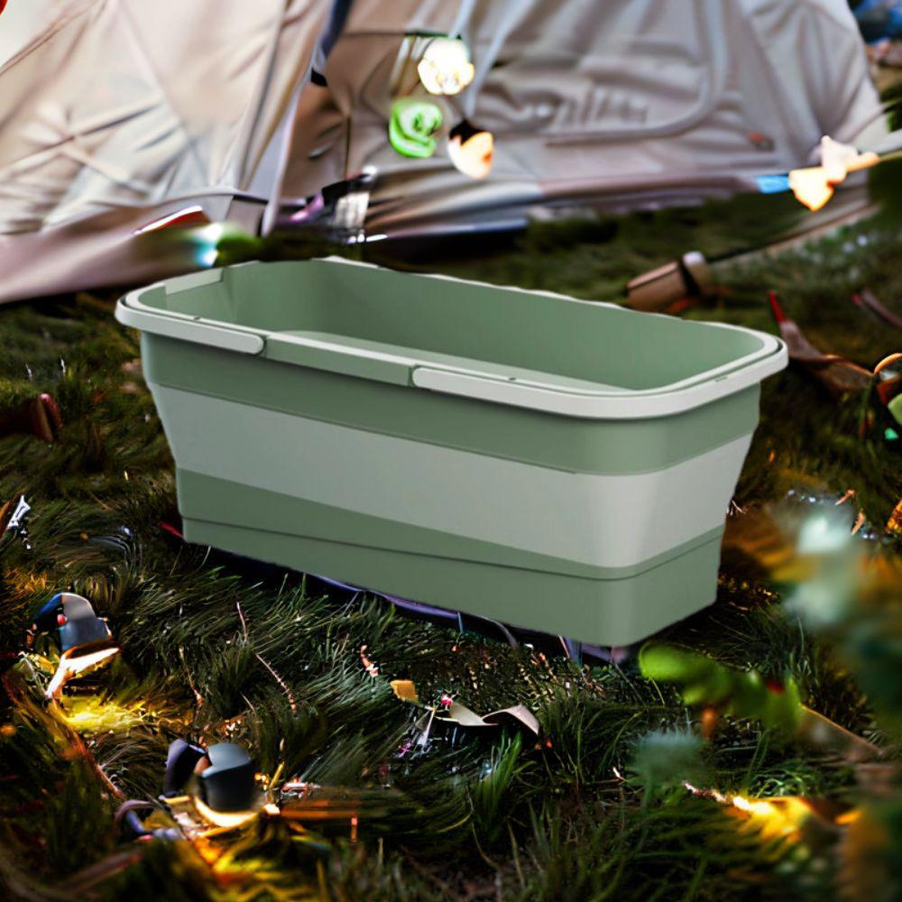Space-Saving Laundry Barrel Large Washing Basin Household Cleaning Foldable Mop Bucket Traveling