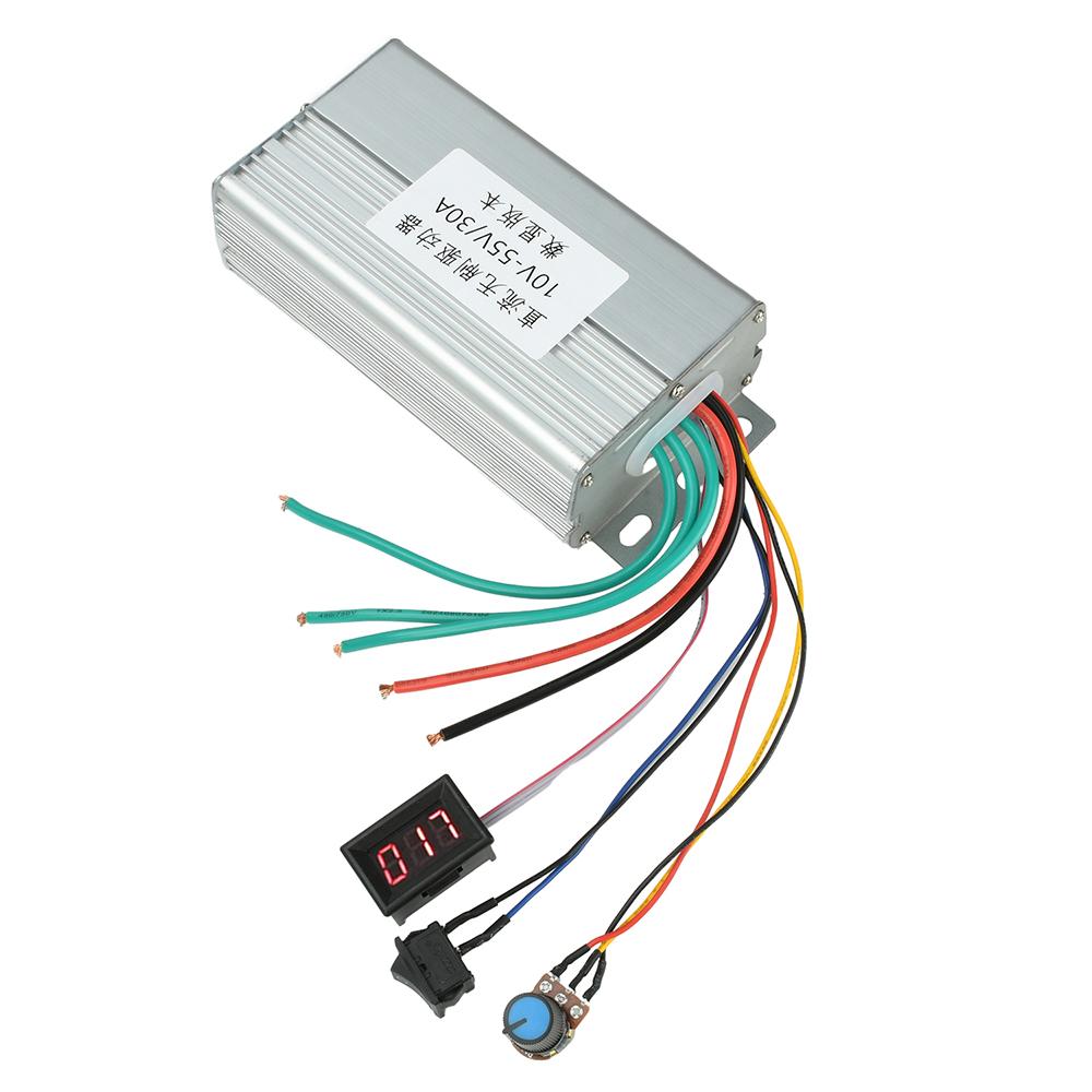 30A DC 10-55V Контроллер Бесколлекторного Двигателя Трехфазный Бесколлекторный ESC Цифровой Дисплей Регулятор Скорости Плата для DIY Проектов