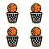 10pcs Wholesale Basketball Series Iron On Patches For Clothing Jackets Diy Towel Embroidered Patches Jackets Jeans Backpack 