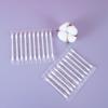 100pcs Double Head Cotton Swabs Colorful Clean Ears Extension Cosmetic Tool Disposable Traveling Makeup Clean Cotton Sticks