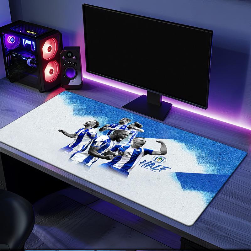 Wigan Crest Mouse Pad, Rubber Base, Mouse Pad for Gamers and Office Use, Gaming Desk , Easy To Clean Mat Christmas fan gifts