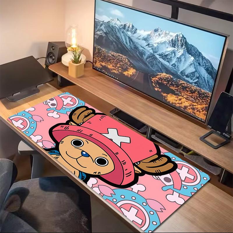 Tony Tony Chopper Print Cushion Non-slip Laptop Tablet Big Mousepad XXL Mat Mini PC Playmat With Lock edge