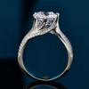 Sace Gems Сертифицированное GRA кольцо с муассанитом 5 карат VVS1 Lab Diamond Solitaire Кольцо для женщин Обручальное кольцо с обещанием ювелирных изделий