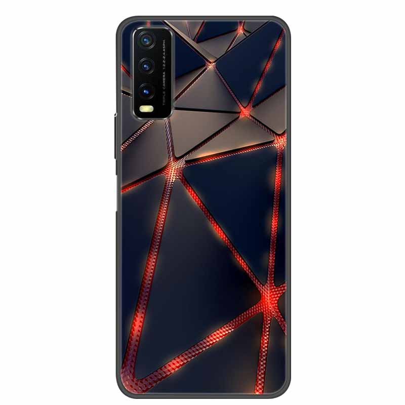 Чехол для Vivo Y20 Мраморный Мягкий Силиконовый Задний Чехол для Vivo Y20S Y20 S Y 20i Чехол для Телефона для Vivo V2027 Y20i Coque Funda Сумка