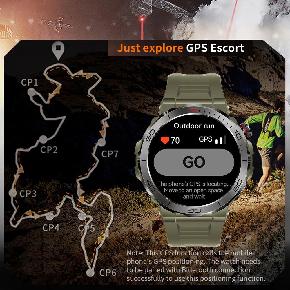 MK68 1,43-дюймовый AMOLED-экран, умные часы с поддержкой звонков по Bluetooth, мониторинг здоровья, часы для занятий спортом на открытом воздухе