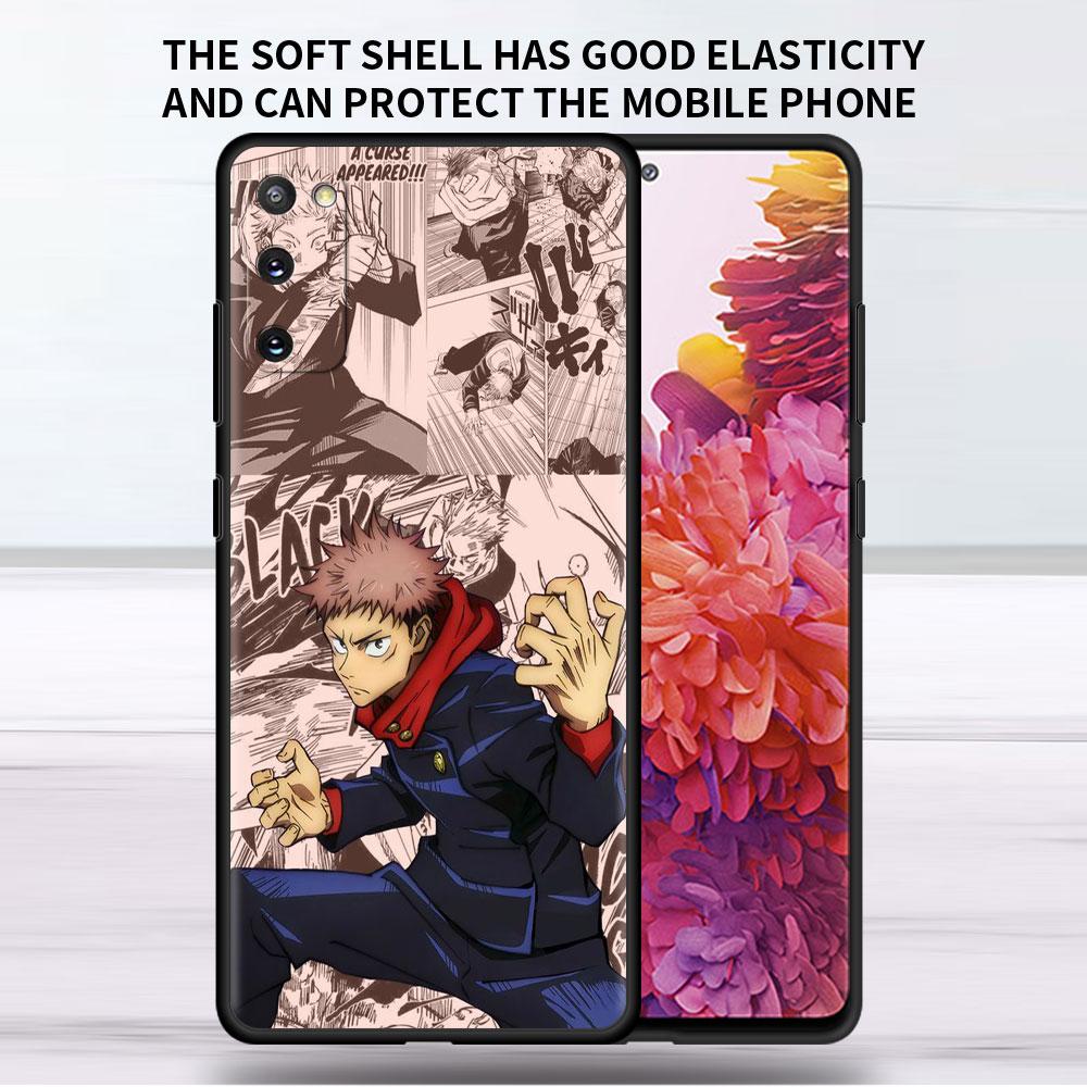 Мягкий чехол для Samsung Galaxy Note 20 Ultra 10 Plus Lite A50 A70 A20 A40 A20e 9 8 A60 A10e Funda, чехол для телефона в стиле аниме Jujutsu Kaisen