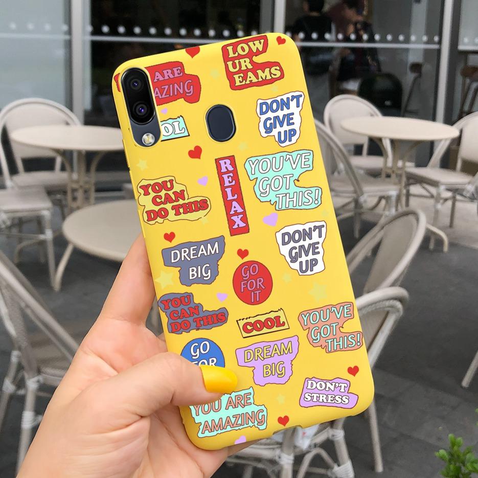 Для Samsung Galaxy M10 M20 M30 Чехол Стильный Мультяшный Подсолнух Мягкий Силикон Задняя Крышка Телефона Для Samsung M 10 20 30 M305F Fundas