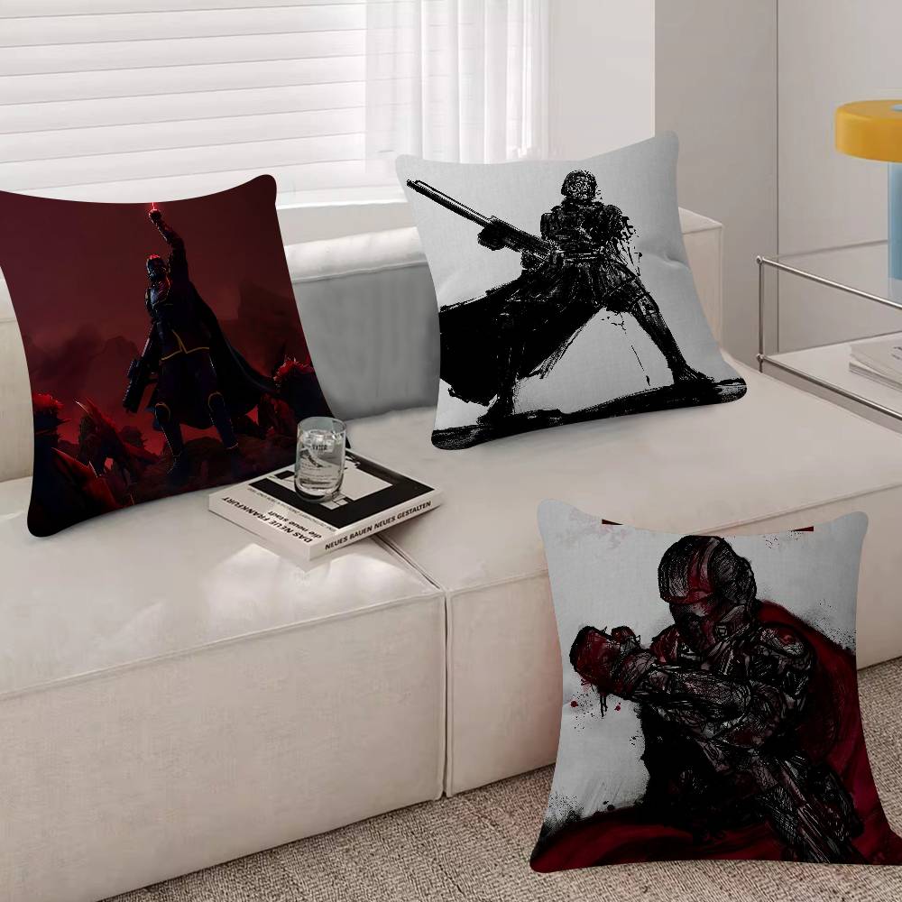 Game H-Helldivers-S Cool Cushion Cover Pillowcase Upholstery Sofa Throw Pillow Home Decor Pillowcas
