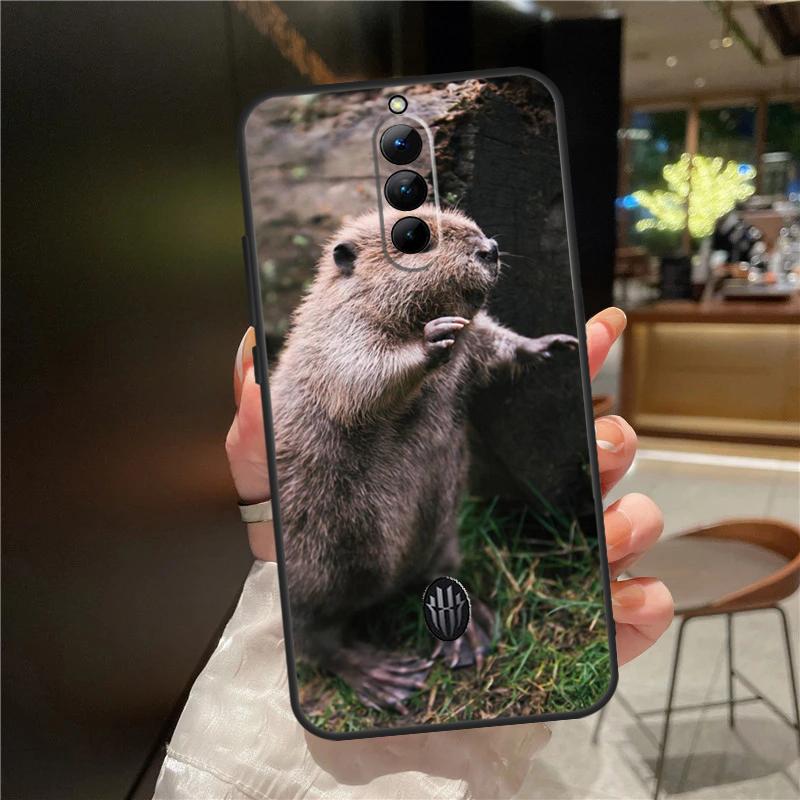 Чехол для телефона с животным бобром для ZTE Nubia Red Magic 9 Pro Plus 6 7 8 Pro 6S 7S 8S Pro Plus 5G 5S 6R