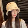 Шапка-бант Вязаная шапка Шерстяная шапка для женщин Осенью и зимой Милая Утолщенная Теплая Шапка от холода для головы, Подчеркивающая маленькое лицо