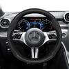 ATOW5 Suitable for Mercedes-Benz Breathable Leather Matte Carbon Fiber Texture Steering Wheel Cover Suitable for E Class S C a Glc Suv Eqc 