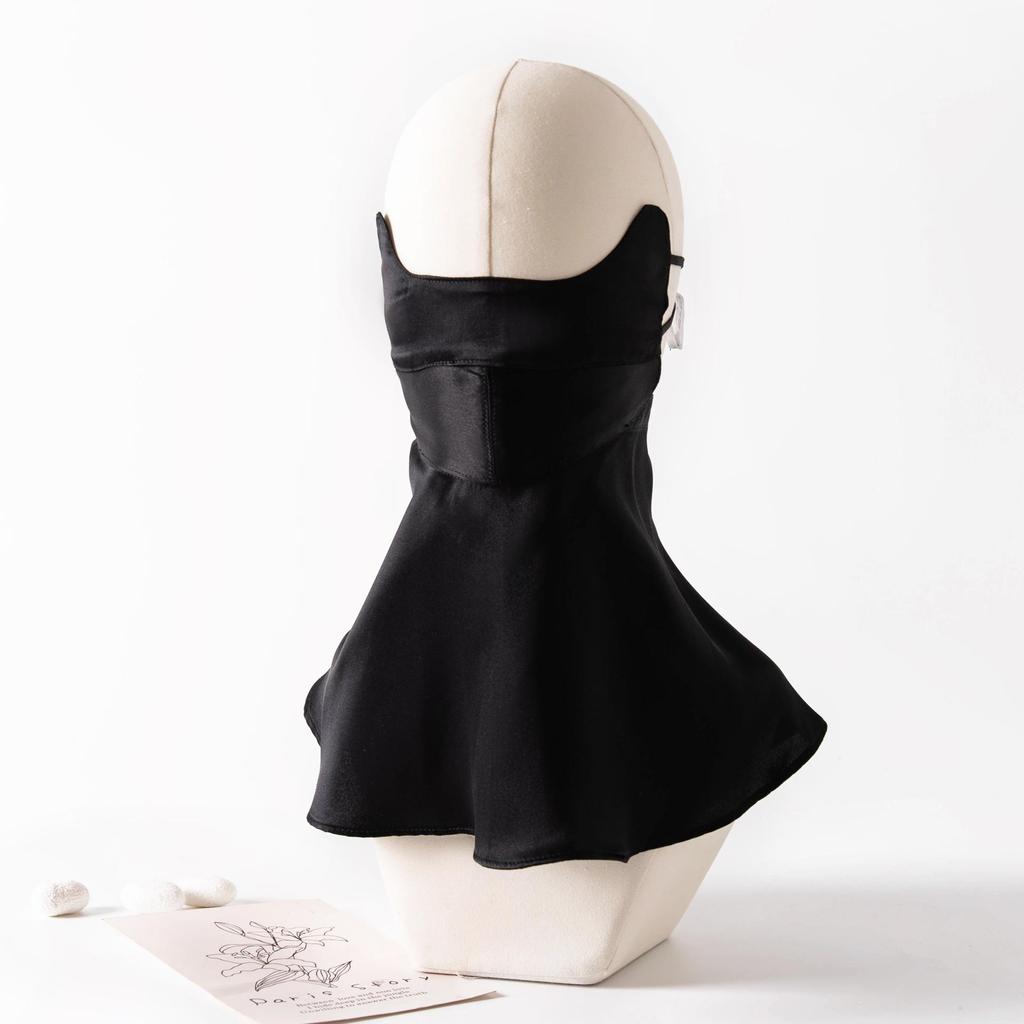 Summer Silk Anti-UV Women's Lightweight Face Mask: Eye Protection & Large Mulberry Silk Driving Cover
