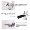 Aluminum Alloy Hand Cranking Noodle Press Portable Pasta Maker  Home Kitchen Restaurant