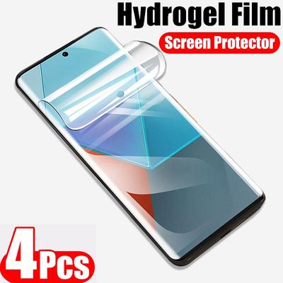 4 шт. гидрогелевая пленка для Redmi Note 13 Pro plus Note 13 4G Note 13R Pro 5G Защитная пленка для экрана Redmi 13C 4G 13R 5G HD Передняя пленка