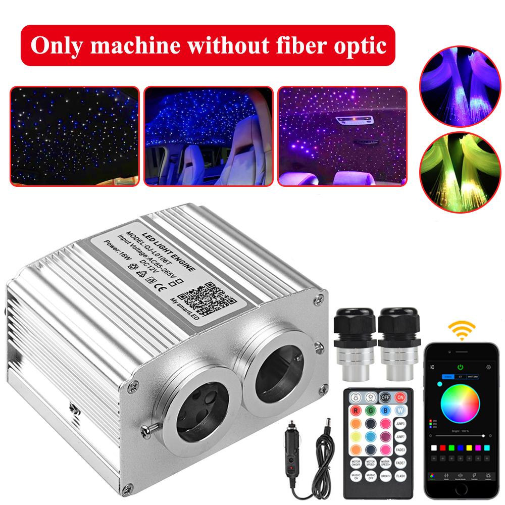 Новый 16 Вт мерцающий звездный автомобильный потолочный светильник со звездами RGBW волоконно-оптический светильник светодиодный звездный светильник на крышу салона автомобиля домашний декор