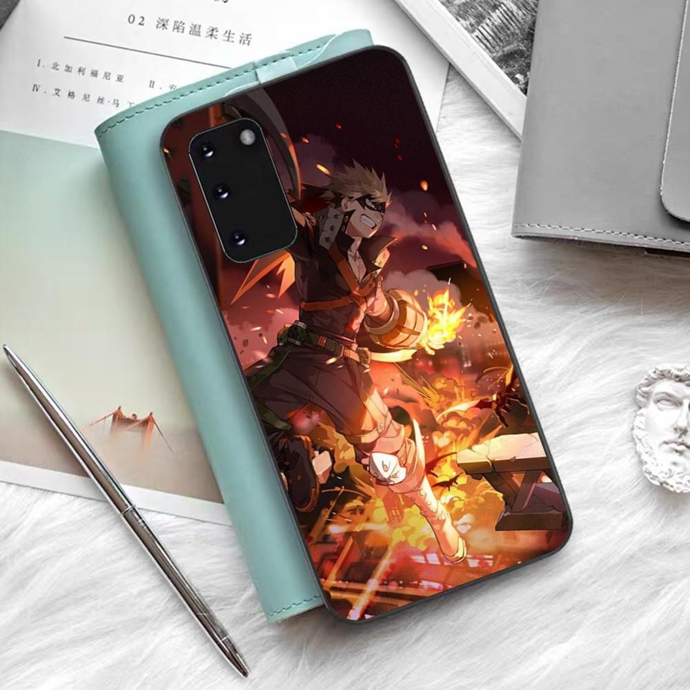 Cartoon B-Bakugo K-Katsuki Phone Case Silicone PC+TPU For Samsung S10 20 30 22 23 24 Plus Lite Ultra Cover
