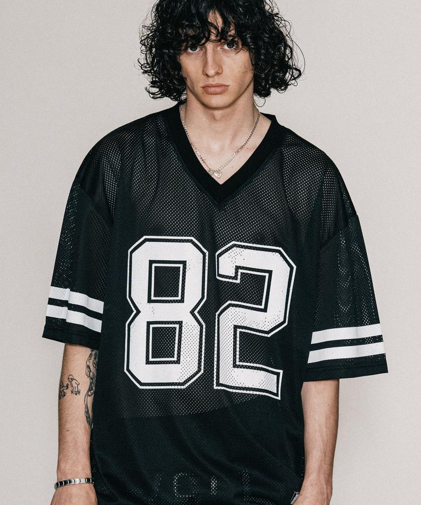 VASTIC Mesh Football Jersey_Black