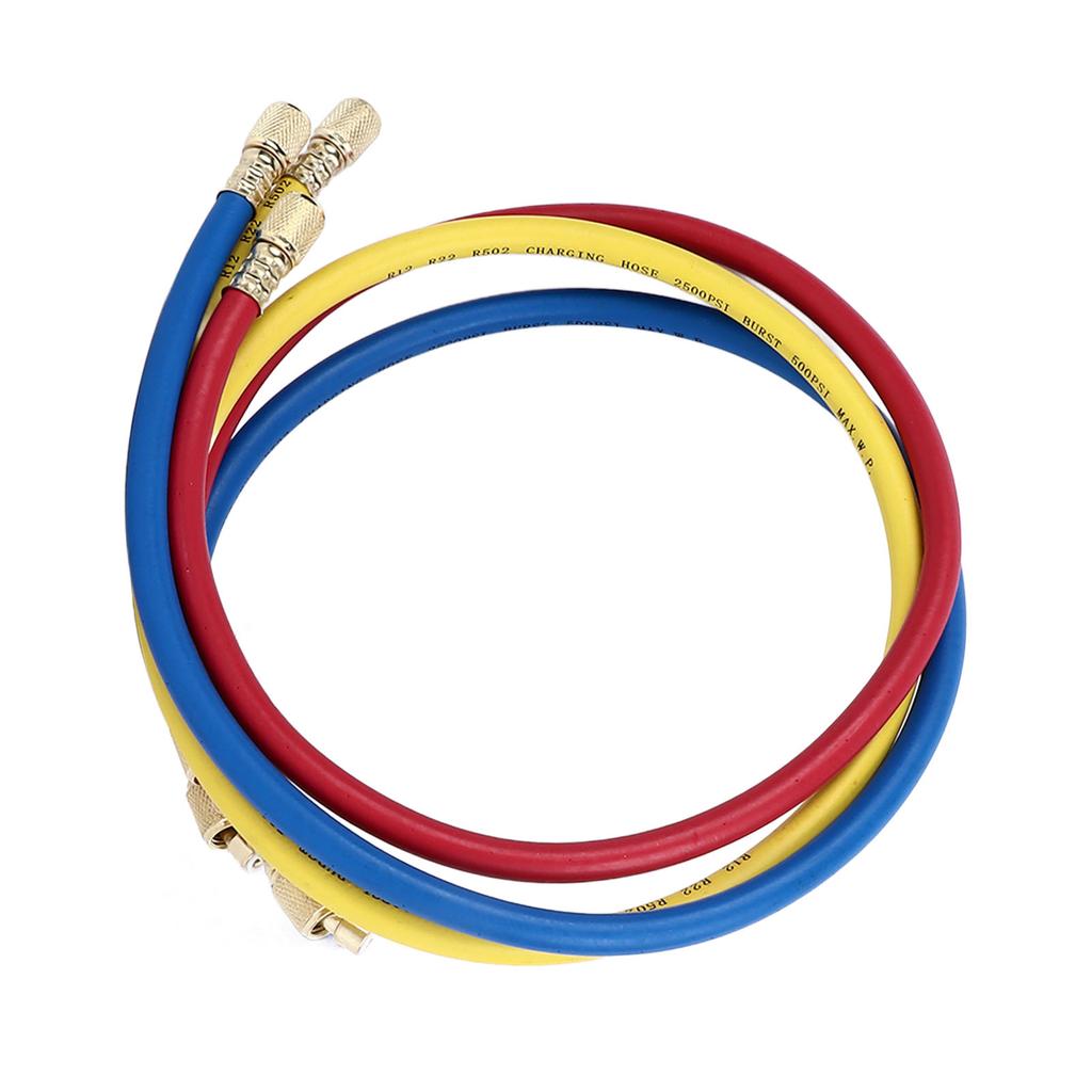 Шланг для заправки кондиционера HVAC Манометрический коллектор для хладагента R22 Трехцветный 0,9 метра