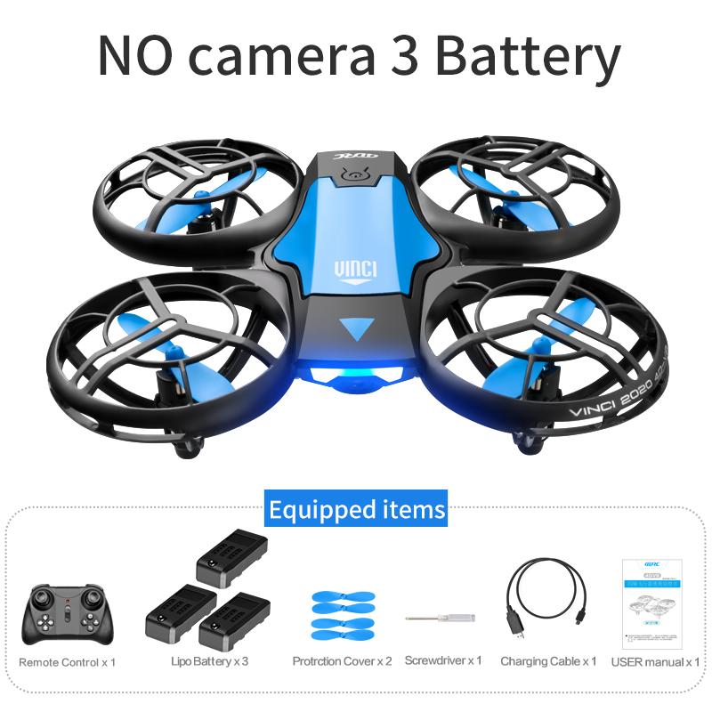 New V8 Mini Drone 4K Camera Profession HD Wide Angle Cam WiFi Fpv Quadcopter Height Keep Dron Helicopter Toys For Boys Gift