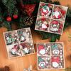 12Pcs Christmas Decoration New Year Gift Gnomes Pendants 2025 Christmas For Xmas Tree Wooden Hanging Ornaments