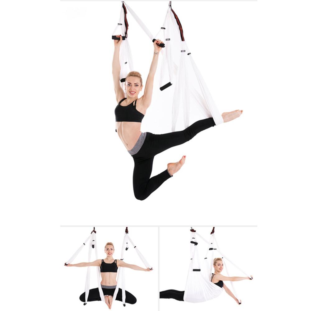 Антигравитационный воздушный гамак для йоги, набор ремней для инверсионных упражнений, премиальный воздушный шелковый пояс для йоги, качелей, пилатеса, домашний фитнес 250*150 см