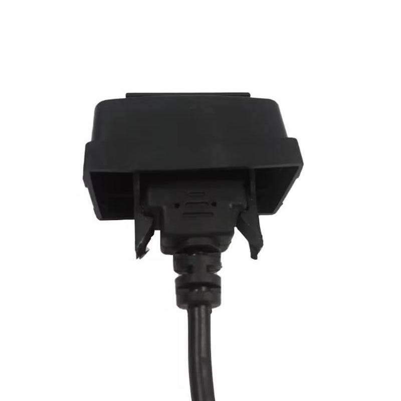 USB-удлинитель для зарядки для приборной панели автомобиля, порт USB 2.0 для Mitsubishi ASX Lancer Outlander Pajero Eclipse, переключатель USB-зарядки