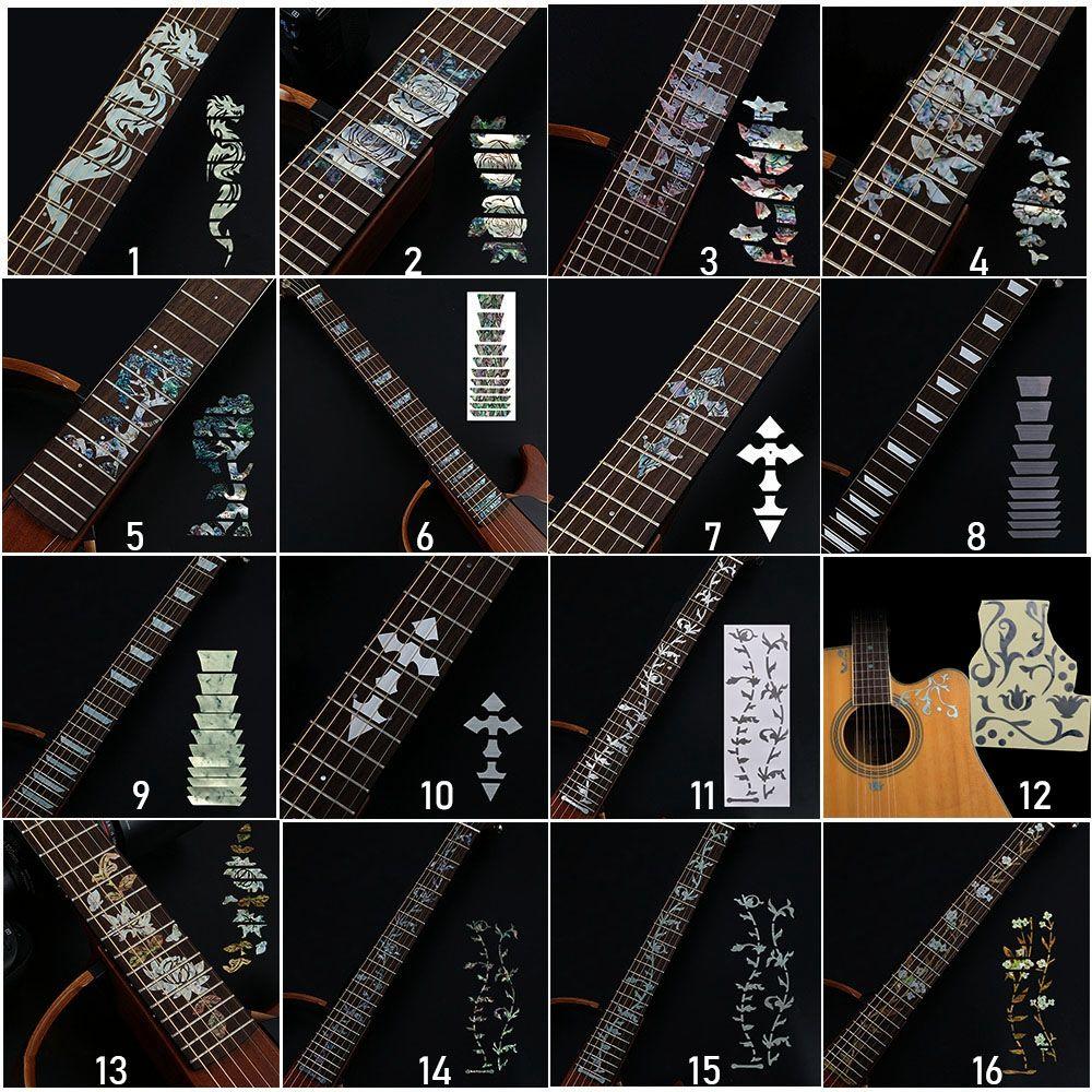 Decorations Ultra Thin Stickers Guitarra Accessories Fretboard Sticker Cross Inlay Decals