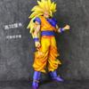 Анимация Dragon Ball периферия Саян сжатые кулаки Супер три Сунь Укун фигурка модель настольное украшение кукла для подарков