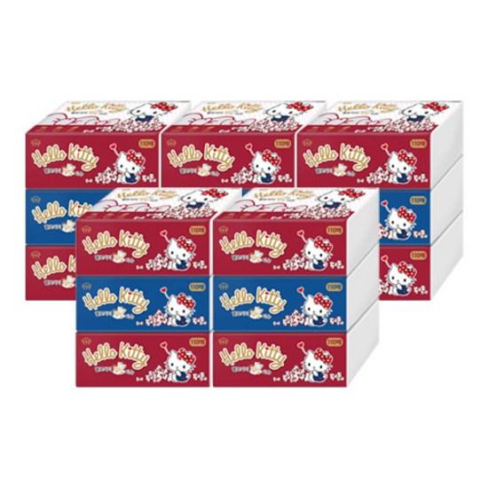 Hello Kitty Pop-up Tissue 3 Layers, 110 Pieces, 15 Pieces, a Popular Character In Korea