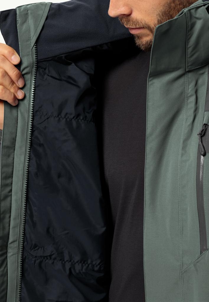 Куртка Jack Wolfskin Jasper 2l Jkt M (1108373) хеджаб зеленый