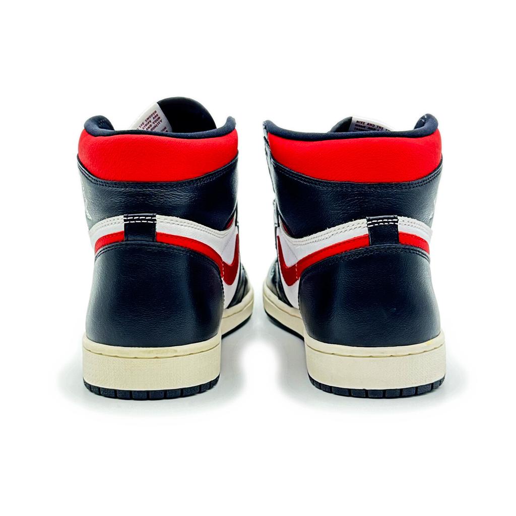 555088-061 Nike Air Jordan 1 Retro High Черный Белый Парусный Красный