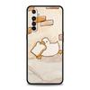 Phone Case For Realme 12 11 10 9 8 5G 7 6 GT5 GT3 GT2 Pro Plus C21 C11 C25 C35 For GT Neo 2 3 3T 5 Cover Cartoon Duck Goose Game