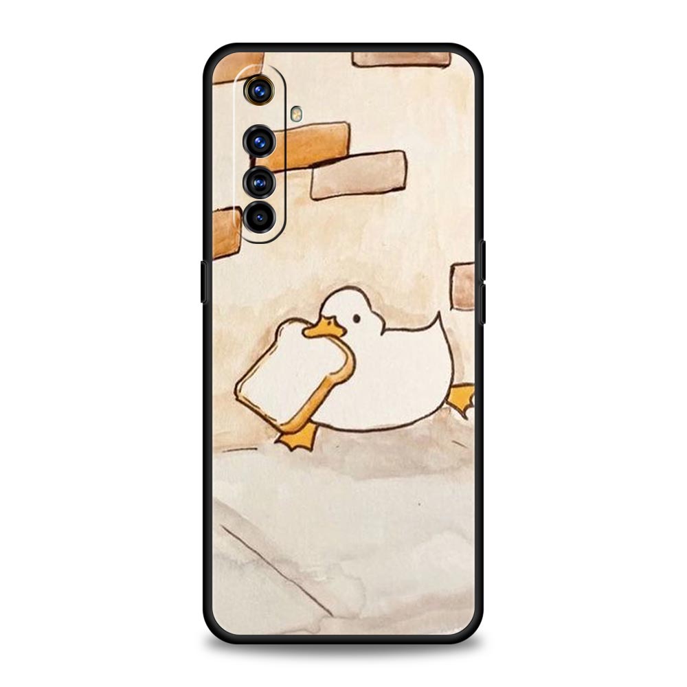 Phone Case For Realme 12 11 10 9 8 5G 7 6 GT5 GT3 GT2 Pro Plus C21 C11 C25 C35 For GT Neo 2 3 3T 5 Cover Cartoon Duck Goose Game
