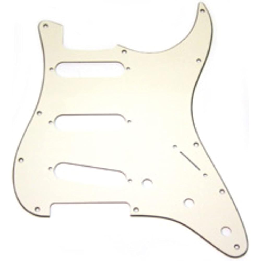 Пикгард для Stratocaster® 11-отверстий, современный стиль, S/S/S, цвет пергамент