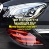 30*120cm Clear Light Covering Film Car Clear Tint Headlight Taillight Vinyl Film Fog Light Rear Lamp Tint Film Sticker Decal
