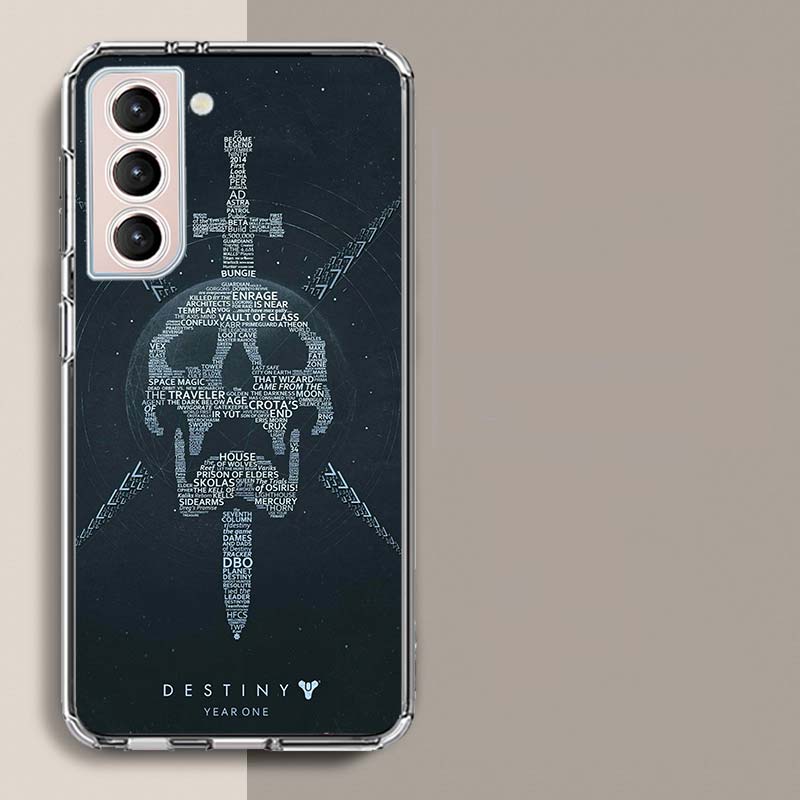Чехол для телефона игры D-Destiny 2 для Samsung Galaxy S25 Edge S24 S23 FE S21 S20 S10 Plus S22 S26 Ultra Чехол Прозрачные чехлы TPU Capa She