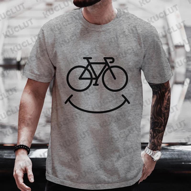 Bike Lines Cycling T-shirts Men's Street T-shirt Summer Fashion Men Women Casual T-shirt Streetwear Aesthetic Hipster Tshirt Top